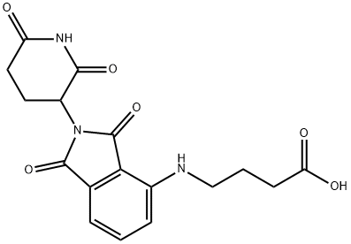 Butanoic acid, 4-[[2-(2,6-dioxo-3-piperidinyl)-2,3-dihydro-1,3-dioxo-1H-isoindol-4-yl]amino]-