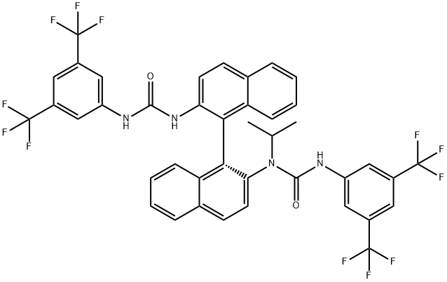 ((S)-3-(3,5-Bis(trifluoromethyl)phenyl)-1-(2′-(3-(3,5-bis(trifluoromethyl)phenyl)ureido)-[1,1′-binaphthalen]-2-yl)-1-isopropylurea
