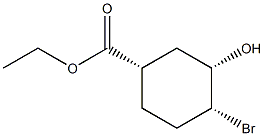 ethyl (1S,3S,4R)-4-bromo-3-hydroxycyclohexane-1-carboxylate