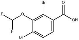 2,4-DIBROMO-3-(DIFLUOROMETHOXY)BENZOIC ACID