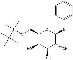 Phenyl 6-O-[(1,1-dimethylethyl)dimethylsilyl]-1-thio-beta-D-galactopyranoside