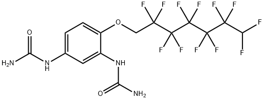 (2-(2,2,3,3,4,4,5,5,6,6,7,7-DODECAFLUORO-HEPTYLOXY)-5-UREIDO-PHENYL)-UREA