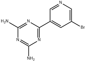 6-(5-BROMOPYRIDIN-3-YL)-1,3,5-TRIAZINE-2,4-DIAMINE