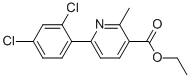 ETHYL 6-(2,4-DICHLOROPHENYL)-2-METHYLPYRIDINE-3-CARBOXYLATE