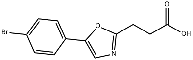 3-[5-(4-BROMOPHENYL)-1,3-OXAZOL-2-YL]PROPANOIC ACID