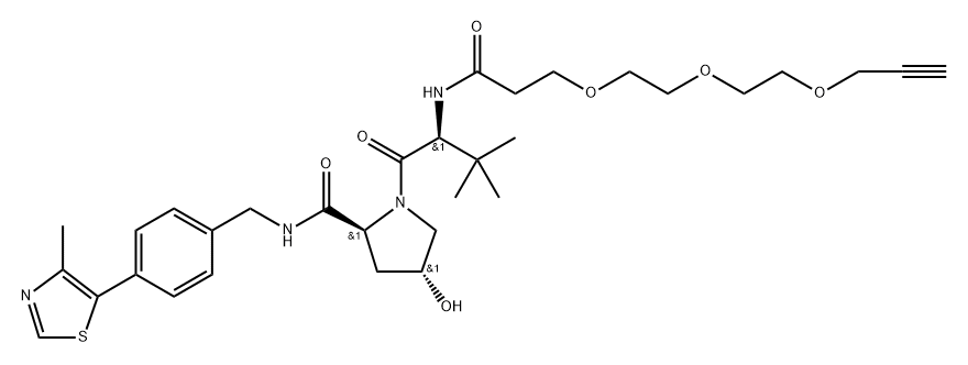 (S,R,S)-AHPC-PEG3-Alkyne