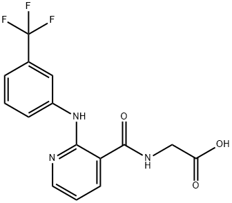 N-[[2-[[3-(trifluoromethyl)phenyl]amino]pyridin-3-yl]carbonyl]glycine  