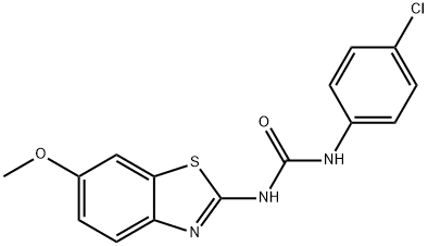 1-(4-CHLOROPHENYL)-3-(6-METHOXY-2-BENZOTHIAZOLYL)UREA