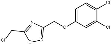 5-(CHLOROMETHYL)-3-[(3,4-DICHLOROPHENOXY)METHYL]-1,2,4-OXADIAZOLE