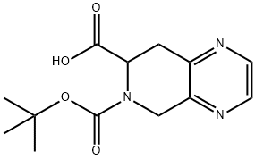 6-(TERT-BUTOXYCARBONYL)-5,6,7,8-TETRAHYDROPYRIDO[3,4-B]PYRAZINE-7-CARBOXYLIC ACID