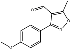 4-Isoxazolecarboxaldehyde,3-(4-methoxyphenyl)-5-methyl-(9CI)