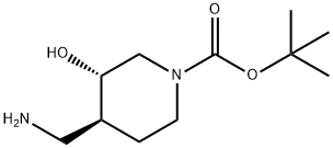 TERT-BUTYL (3S,4S)-4-(AMINOMETHYL)-3-HYDROXYPIPERIDINE-1-CARBOXYLATE