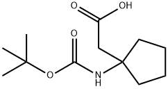 Cyclopentaneacetic acid, 1-[[(1,1-dimethylethoxy)carbonyl]amino]- (9CI)