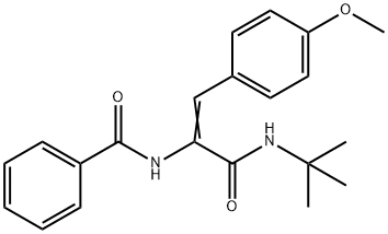 N-(1-((TERT-BUTYLAMINO)CARBONYL)-2-(4-METHOXYPHENYL)VINYL)BENZAMIDE