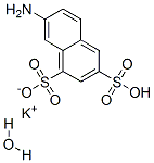 1,3-Naphthalenedisulfonic acid, 7-amino-, monopotassium salt, monohydrate
