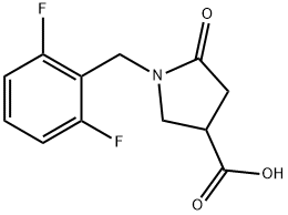 1-(2,6-Difluorobenzyl)-5-oxopyrrolidine-3-carboxylic acid