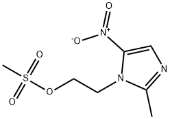 2-methyl-5-nitro-1H-imidazole-1-ethyl methanesulphonate   