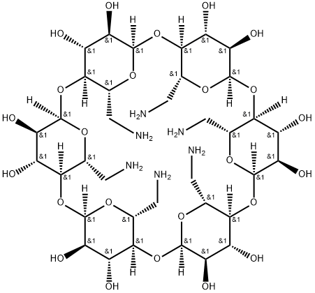 Hexakis(6-amino-6-deoxy)-α-cyclodextrin