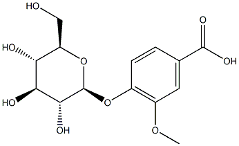 Vanillic acid 4-β-D-glucopyranoside