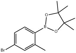 2-(4-bromo-2-methylphenyl)-4,4,5,5-tetramethyl-1,3,2-dioxaborolane
