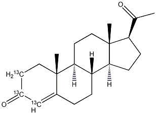 Progesterone-[2,3,4-13C3]
