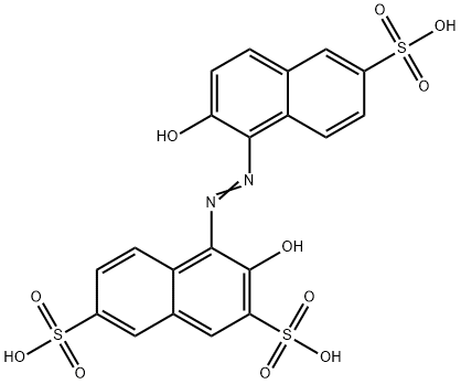 1-(2-HYDROXY-6-SULFO-1-NAPHTHYLAZO)-2-NAPHTHOL-3,6-DISULFONIC ACID