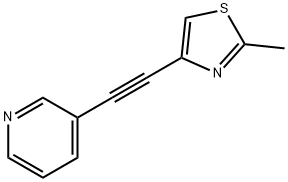 3-[(2-METHYL-1,3-THIAZOL-4-YL)ETHYNYL]PYRIDINE