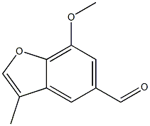 7-methoxy-3-methyl-1-benzofuran-5-carbaldehyde