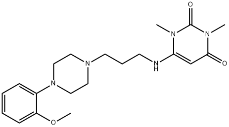 6-[[3-[4-(2-Methoxyphenyl)-1-piperazinyl]propyl]amino]-1,3-dimethyluracil