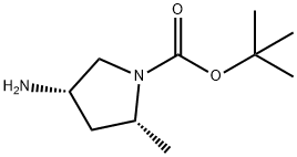 1-Pyrrolidinecarboxylicacid,4-amino-2-methyl-,1,1-dimethylethylester,(2R,4S)-(9CI)