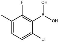 2-CHLORO-6-FLUORO-5-METHYLPHENYLBORONIC ACID