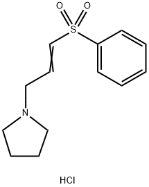 PHENYL (3-PYRROLIDINO-1-PROPENYL) SULFONE HYDROCHLORIDE