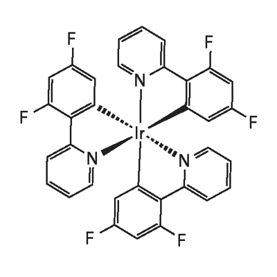 Tris[2-(4,6-difluorophenyl)pyridinato-C2,N]iridium(III)
		
	