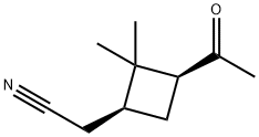 (1S,3S)-3-ACETYL-2,2-DIMETHYLCYCLOBUTANE ACETONITRILE