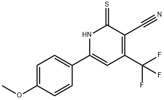 4-(TRIFLUOROMETHYL)-1,2-DIHYDRO-6-(4-METHOXYPHENYL)-2-THIOXOPYRIDINE-3-CARBONITRILE