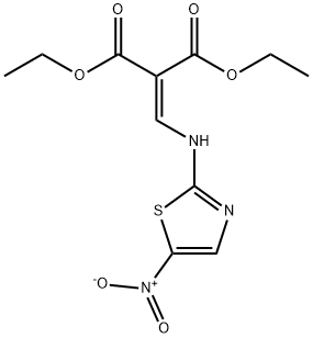 DIETHYL 2-(((5-NITRO-1,3-THIAZOL-2-YL)AMINO)METHYLENE)MALONATE
