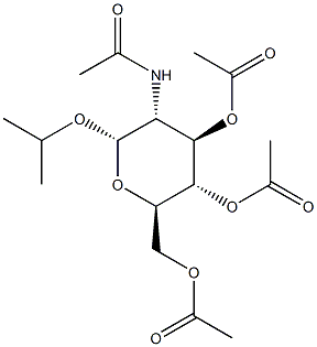 Isopropyl 2-(acetylamino)-2-deoxy á-D-glucopyranoside 3,4,6-triacetate