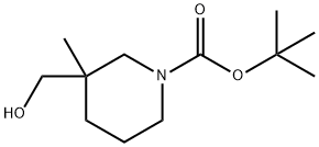 tert-butyl 3-(hydroxymethyl)-3-methylpiperidine-1-carboxylate