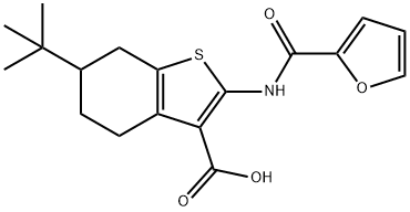 6-tert-butyl-2-(furan-2-carboxaMido)-4,5,6,7-tetrahydrobenzo[b]thiophene-3-carboxylic acid