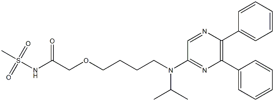2-{4-[(5,6-Diphenyl-2-Pyrazinyl)(Isopropyl)Amino]Butoxy}-N-(Methylsulfonyl)Acetamide