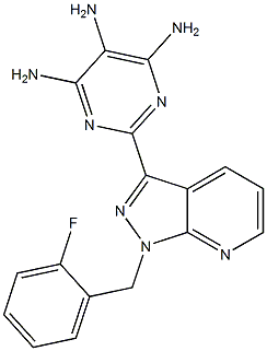 2-[1-(2-Fluorobenzyl)-1H-pyrazolo[3,4-b]pyridin-3-yl]pyriMidine-4,5,6-triaMine