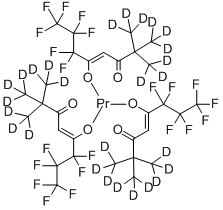 tris[6,6,7,7,8,8,8-heptafluoro-2,2-di[(2H3)methyl](1,1,1-2H3)octane-3,5-dionato-O,O']praseodymium