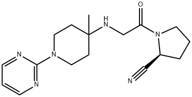 (2S)-1-[[[4-METHYL-1-(2-PYRIMIDINYL)-4-PIPERIDINYL]AMINO]ACETYL]-2-PYRROLIDINECARBONITRILE