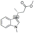 METHYL (3R)-(-)-3-(1-METHYLINDOL-3-YL)BUTANOATE