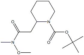 tert-butyl 2-(2-(methoxy(methyl)amino)-2-oxoethyl)piperidine-1-carboxylate