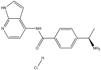 4-[(1R)-1-Aminoethyl]-N-1H-pyrrolo[2,3-b]pyridin-4-ylbenzamide hydrochloride