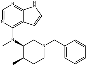 7H-Pyrrolo[2,3-d]pyriMidin-4-aMine, N-Methyl-N-[(3R,4R)-4-Methyl-1-(phenylMethyl)-3-piperidinyl]-