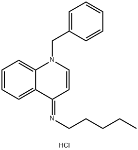 N-[1-(phenylmethyl)-4(1H)-quinolinylidene]-1-pentanamine hydrochloride