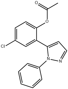 5-(5-CHLORO-2-HYDROXYPHENYL)-1-PHENYLPYRAZOLE ACETATE