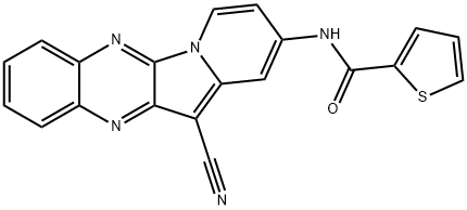 N-(12-Cyanindolizino[2,3-b]quinoxalin-2-yl)-2-thiophenecarboxaMide